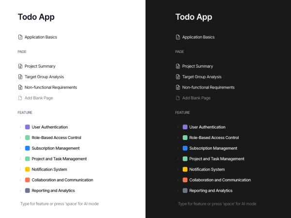 Dark Mode